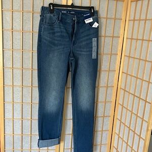 Old Navy Dark Blue Straight Leg Women's Jeans